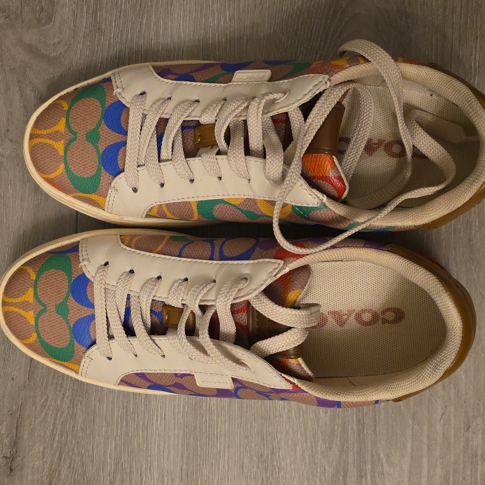 Coach Colorful Patterned Sneakers